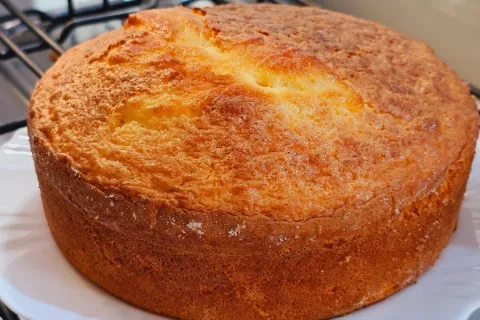 Bolo algodão sem trigo leve e macio que vai fazer sucesso na