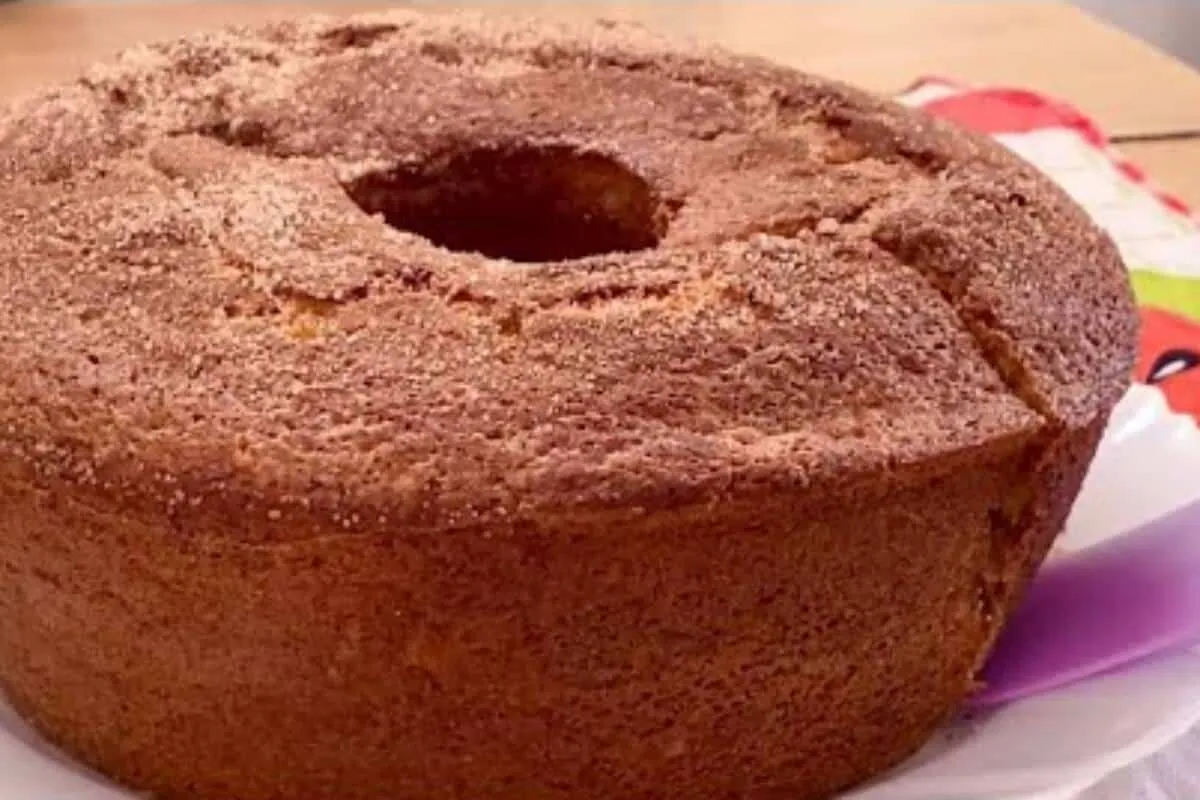 Bolo caseirinho de banana: aprendi essa receita com a minha