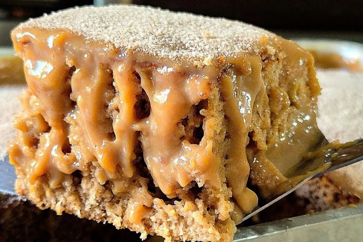 Bolo churros de doce de leite muito fácil, fofinho e com rec