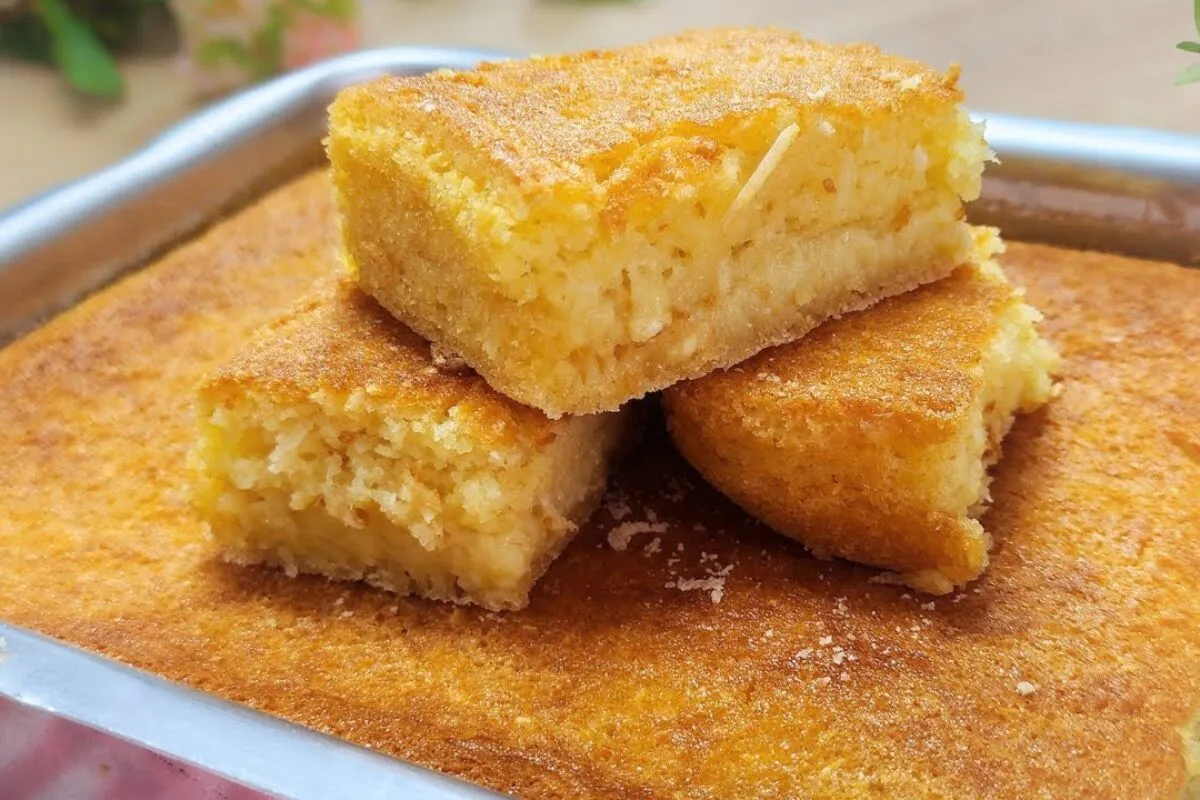 Bolo cremoso de mandioca: uma receita prática de liquidifica