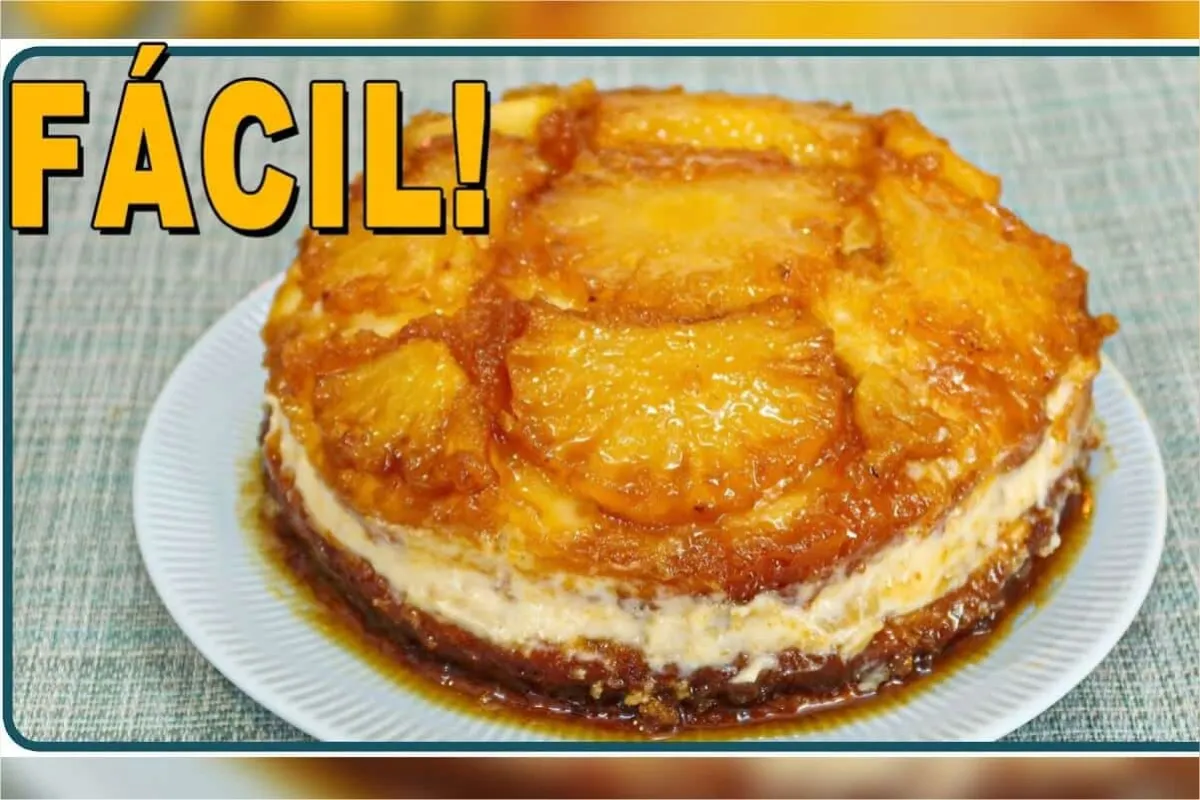 Bolo de abacaxi com creme especial: surpreenda todos com ess