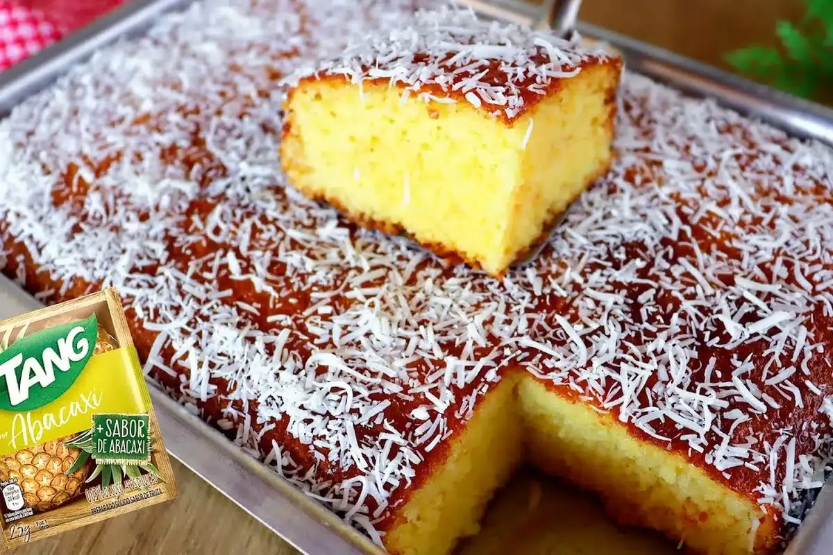 Bolo de abacaxi simples e fácil como esse você nunca viu: fi
