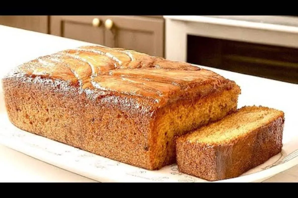 Bolo de banana, o melhor que você já fez, com um aroma divin