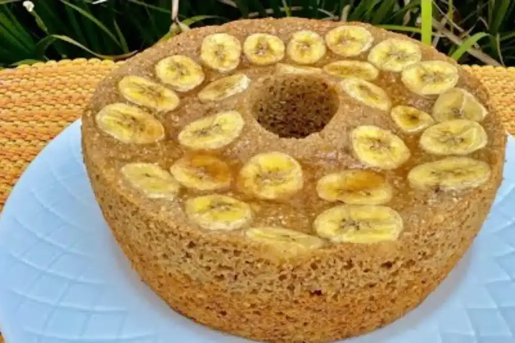 Bolo de banana sem trigo: receita sem farinha e sem açúcar p