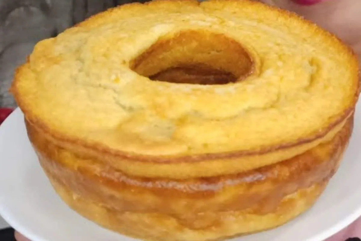 Bolo de batata doce com maisena que é fofinho, não leva trig