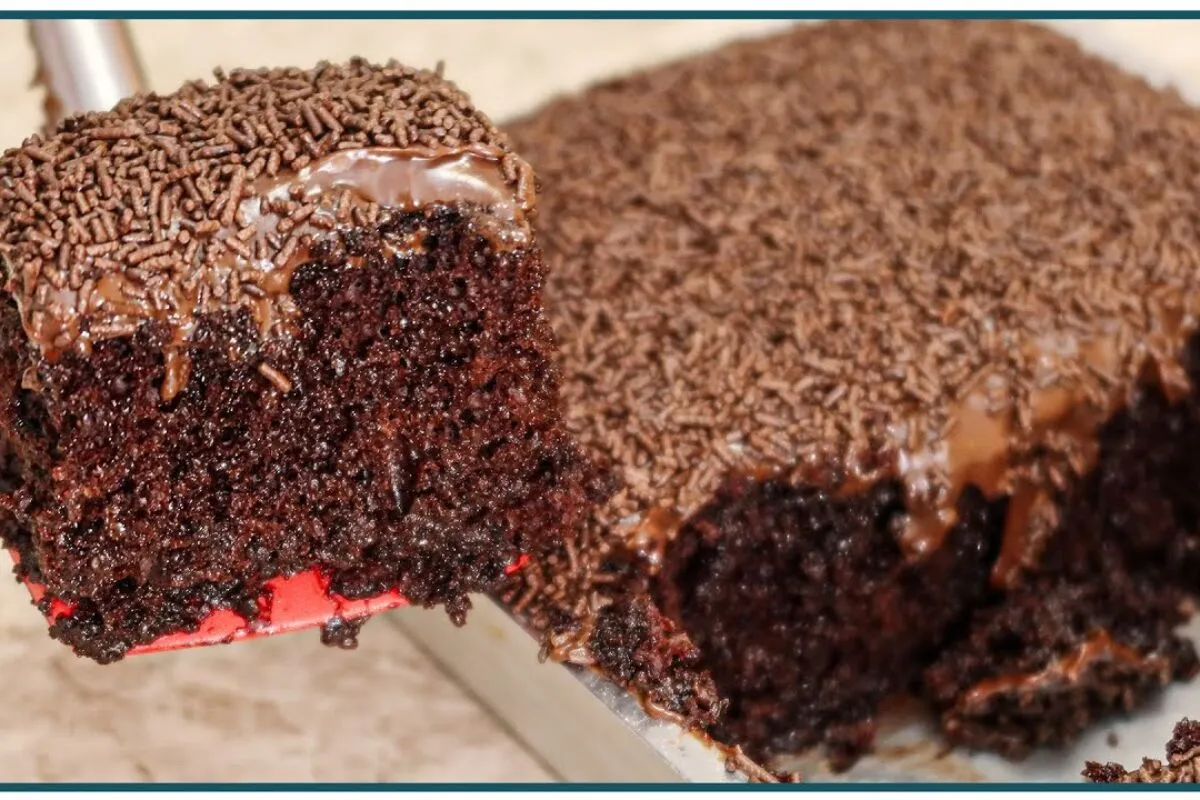 Bolo de chocolate fácil e rápido que fica super fofinho e mu