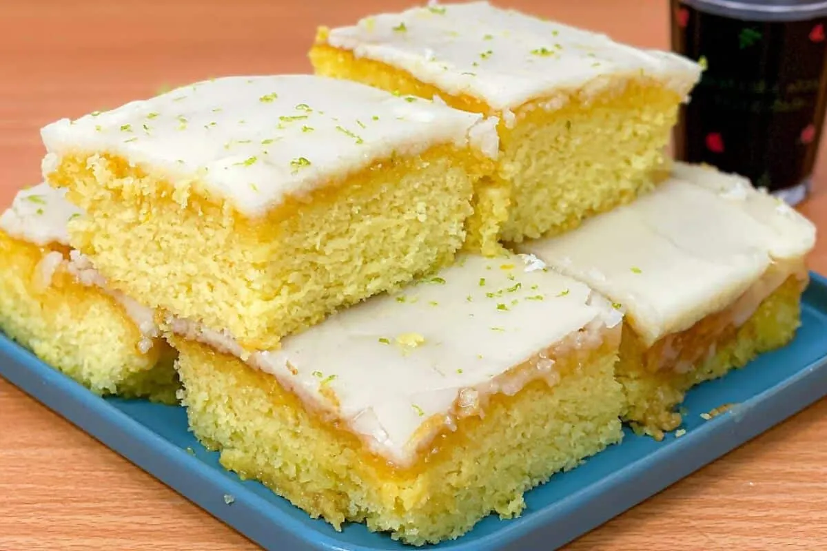 Bolo de laranja com cobertura fica incrível e todo mundo vai