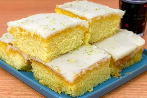 Bolo de laranja com cobertura fica incrível e todo mundo vai