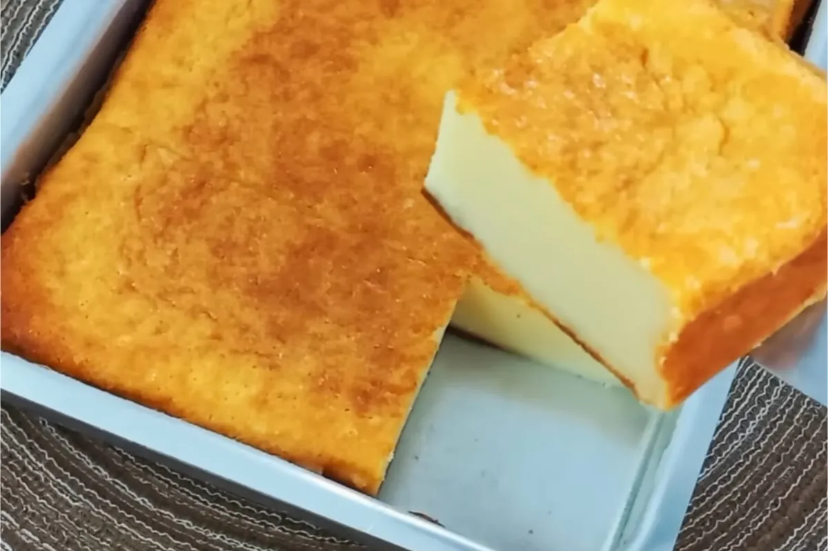 Bolo de leite cremosão: não dá para saber se é bolo ou pudim