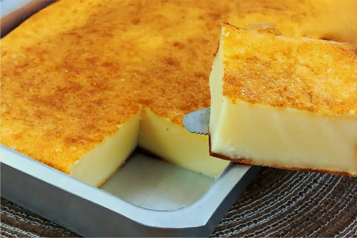 Bolo de leite ou bolo nordestino um bolo bem cremoso muito s