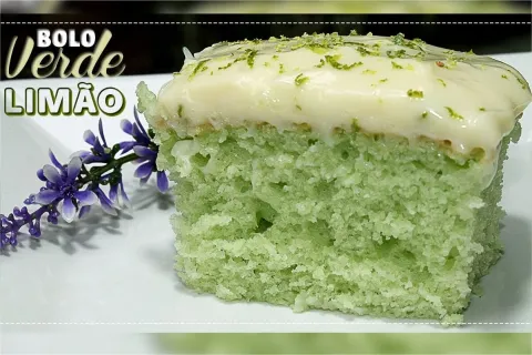 Bolo de limão verde: veja o que eu coloco na massa para fica