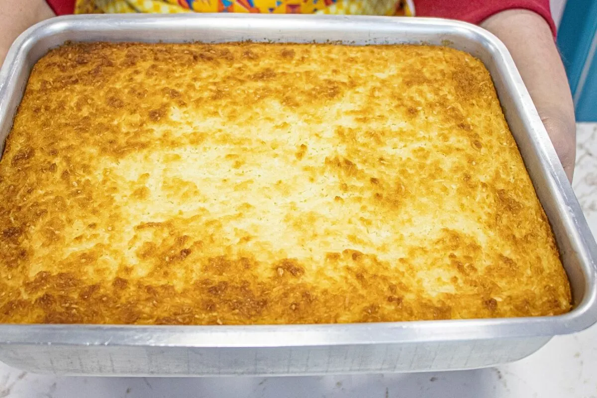 Bolo de mandioca cremoso sem farinha de trigo maravilhoso co