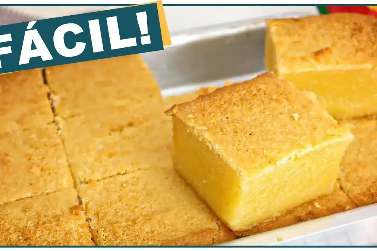 Bolo de mandioca no liquidificador: super fácil e cremoso pa