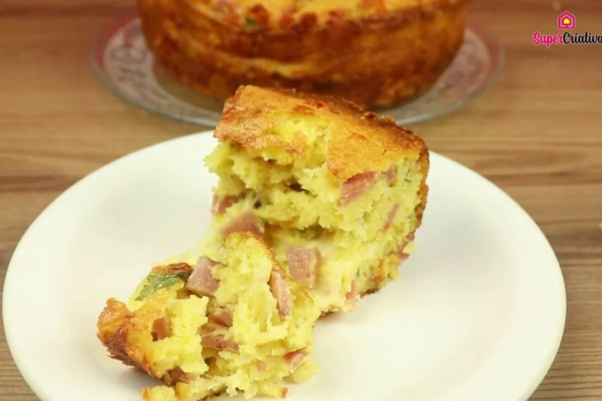 Bolo de milho salgado: para você começar bem o seu domingo l