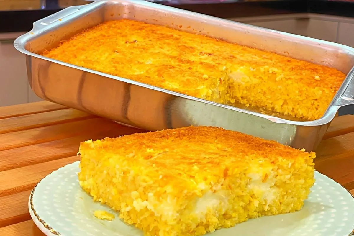 Bolo de milho sem farinha de trigo: você vai adorar essa cob