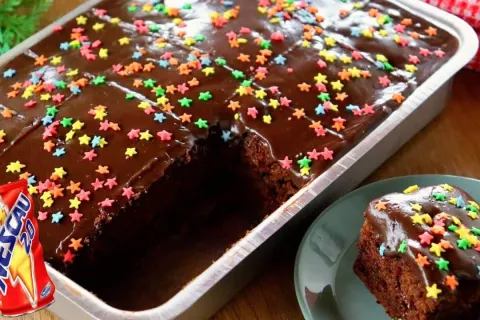 Bolo de Nescau fofinho e delicioso para o seu café da tarde: