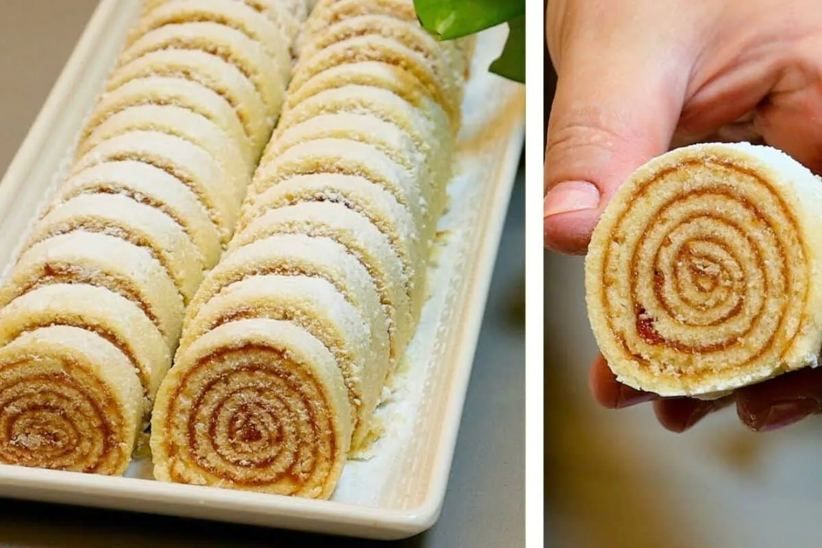 Bolo de rolo com goiabada pernambucano, macio e com aquele r