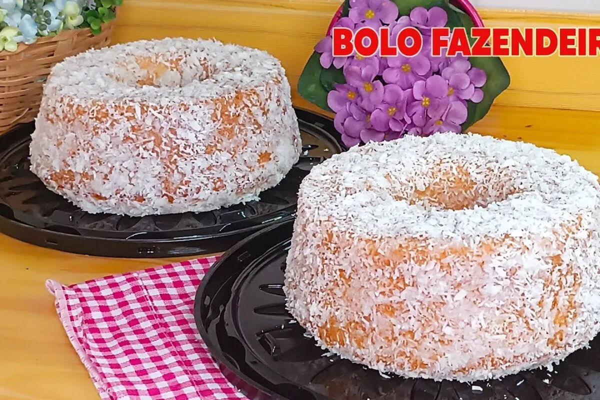 Bolo fazendeiro fácil de fazer com sabor único que faz suces
