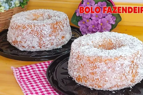 Bolo fazendeiro fácil de fazer com sabor único que faz suces