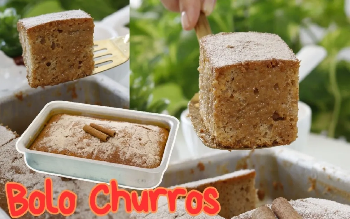 Bolo gelado de churros: tão gostoso que dá vontade de comer
