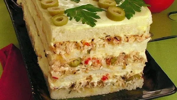 Bolo Gelado de Frango