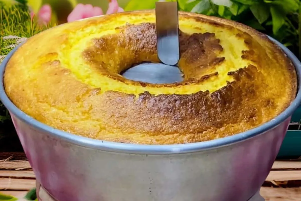 Bolo grande sem farinha de trigo que virou meu preferido par