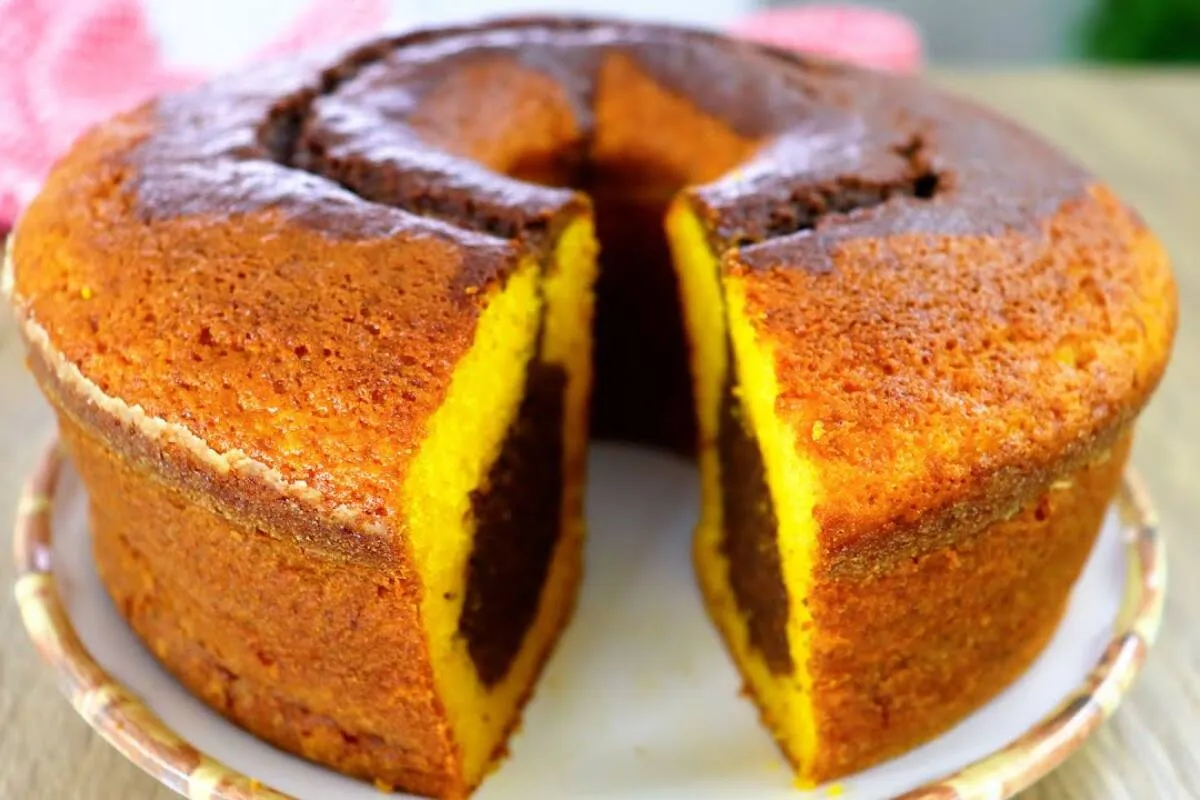 Bolo mesclado de cenoura: delicioso para servir no chá da ta