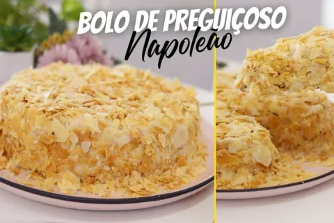 Bolo napoleão: preguiçoso só no nome porque fica uma delícia
