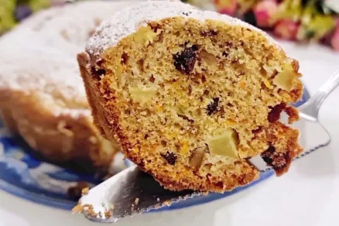 Bolo nutritivo simples e delicioso para toda a sua família, 