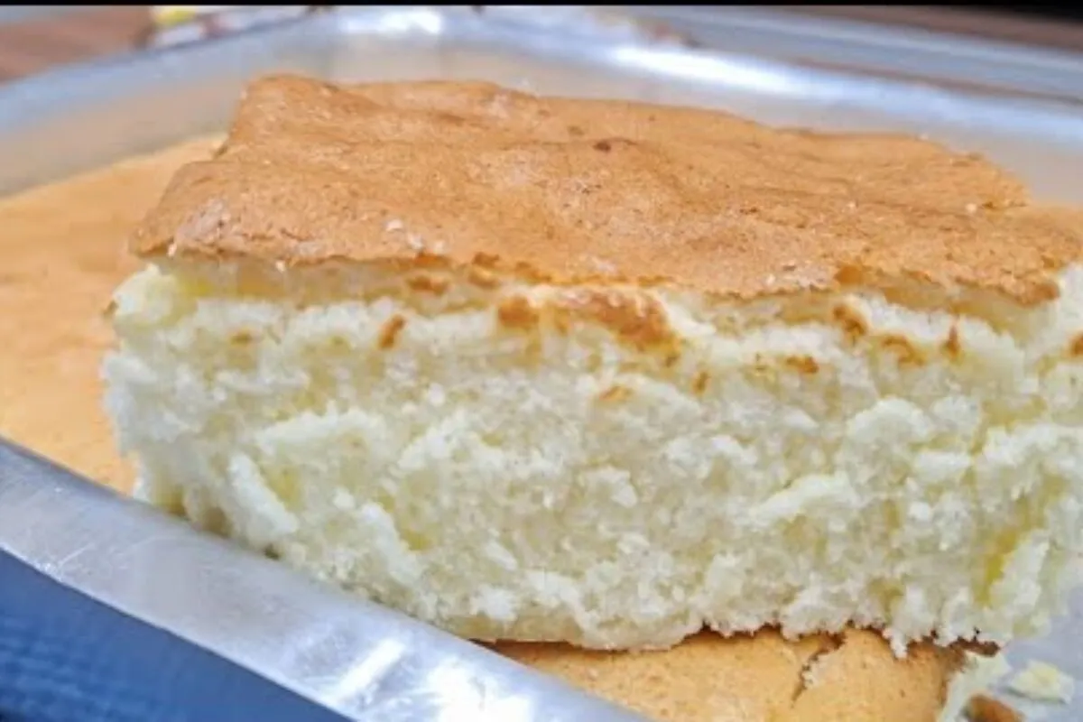 Bolo nuvem de algodão: somente 3 ingredientes e sem trigo, r
