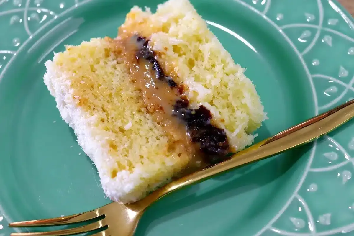 Bolo olho de sogra fácil de fazer com massa fofinha e rechei