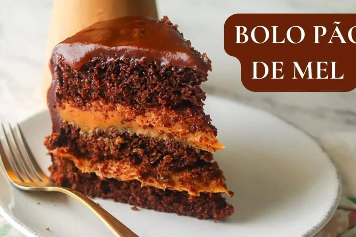 Bolo pão de mel delicioso e fofinho, com sabor de especiaria