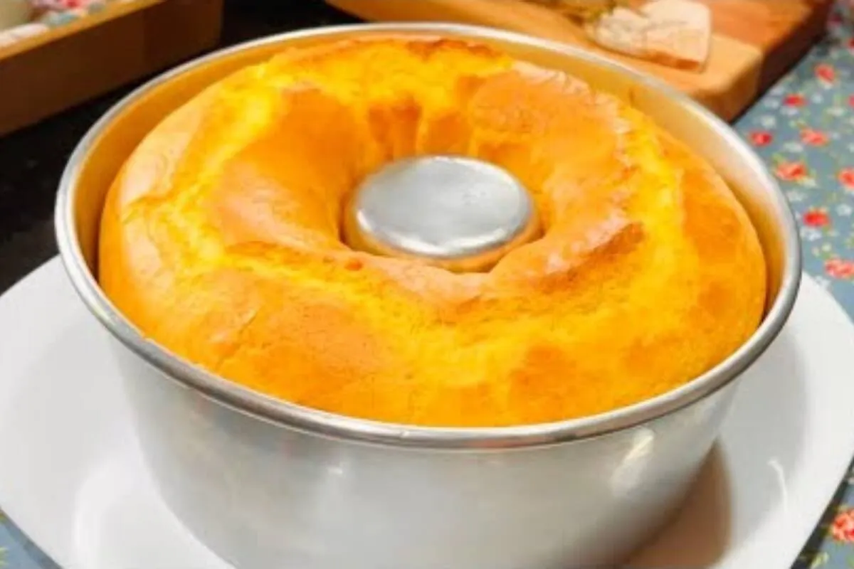 Bolo pão de queijo com polvilho e batido no liquidificador: