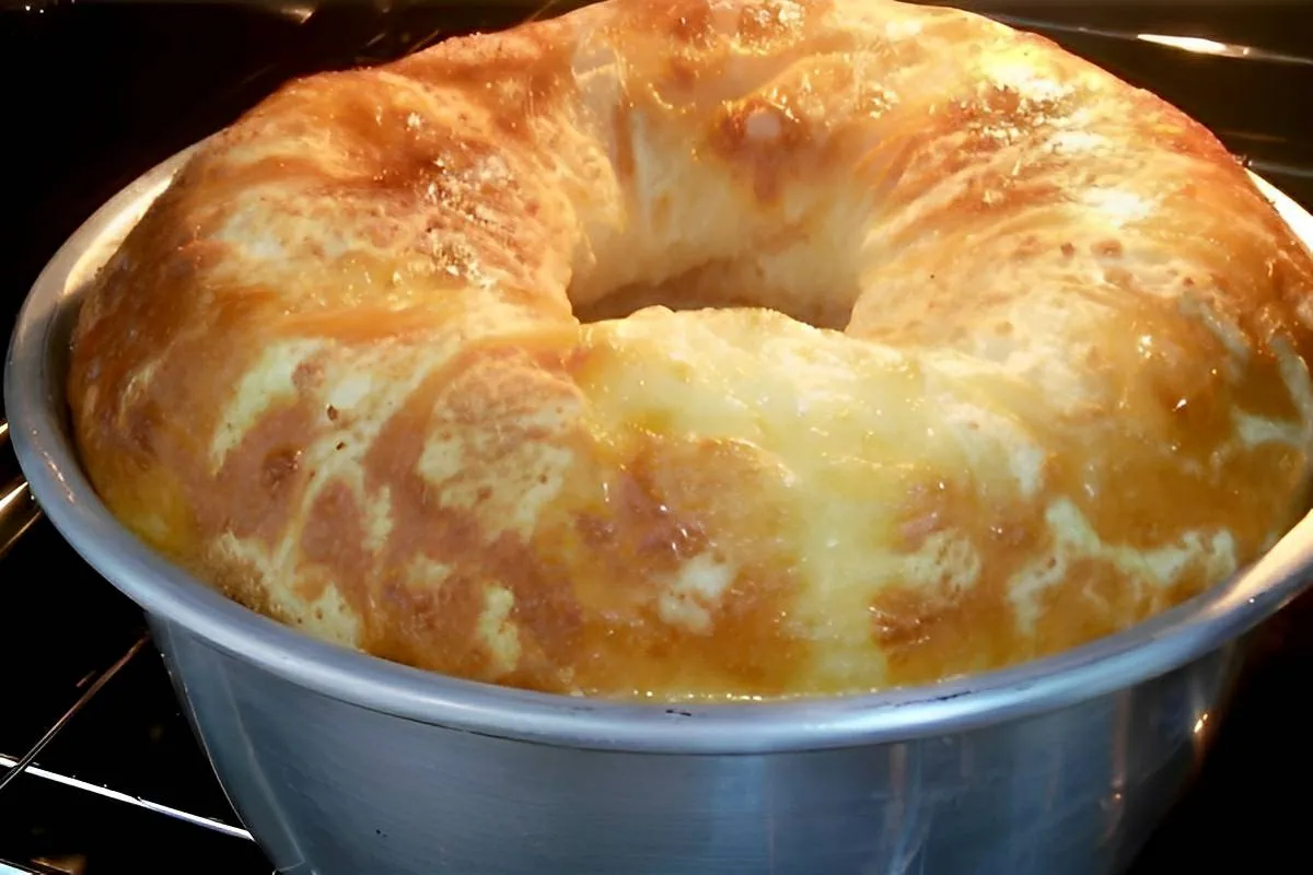 Bolo pão de queijo de liquidificador é só bater os ingredien
