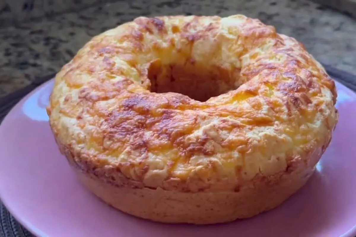Bolo pão de queijo mineiro que minha avó fazia para nós na i