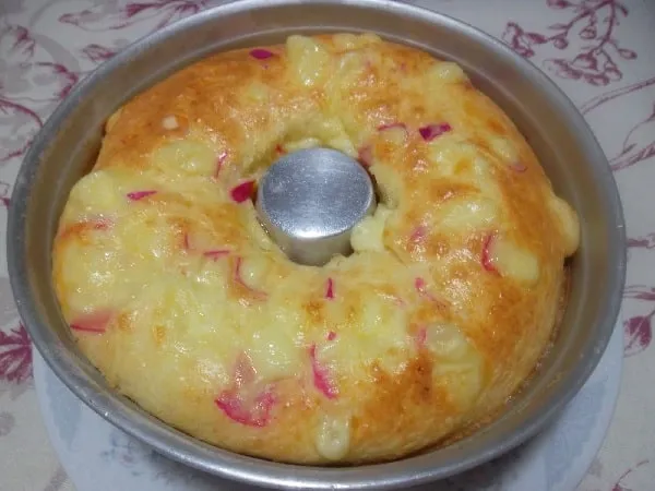 Bolo Pão de Queijo Recheado