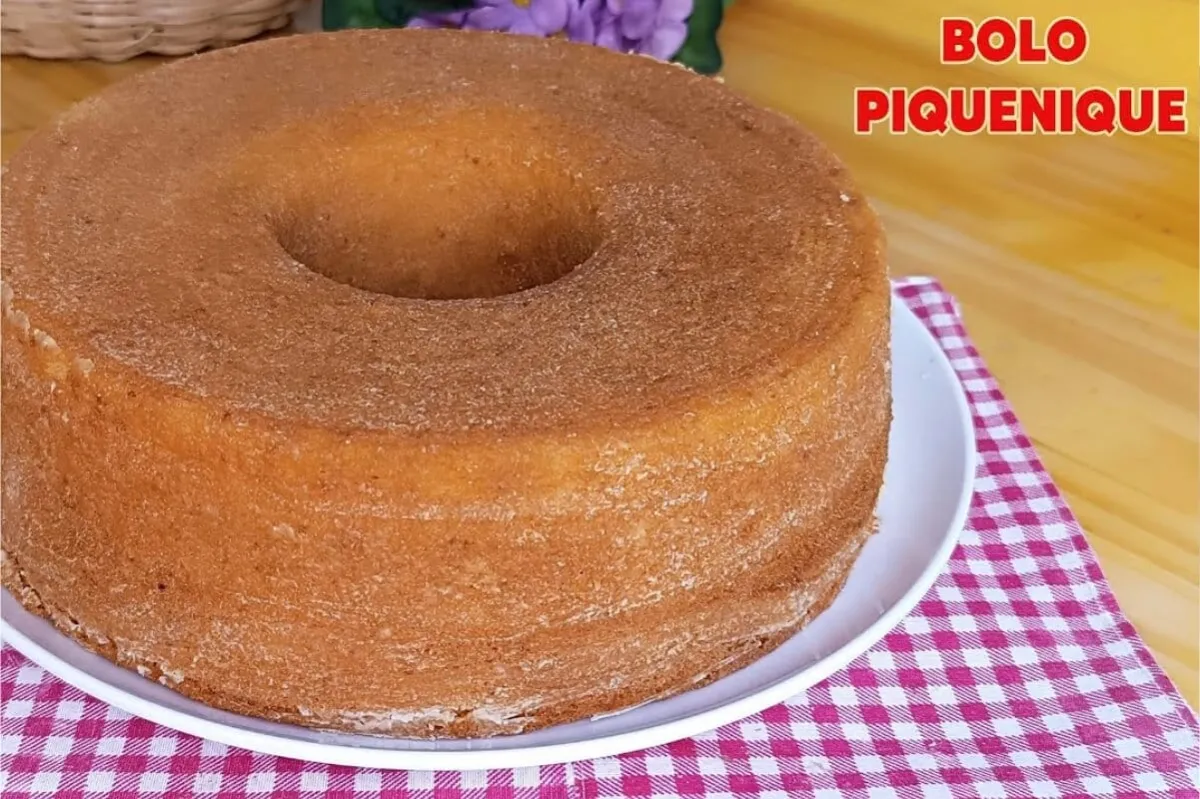 Bolo piquenique fofinho e delicioso: com gostinho de infânci