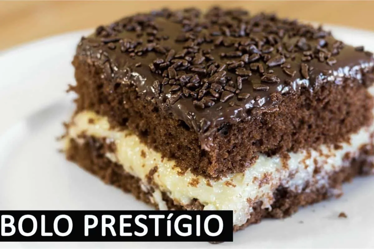 Bolo prestígio tradicional: aprenda a fazer o mais fácil e g