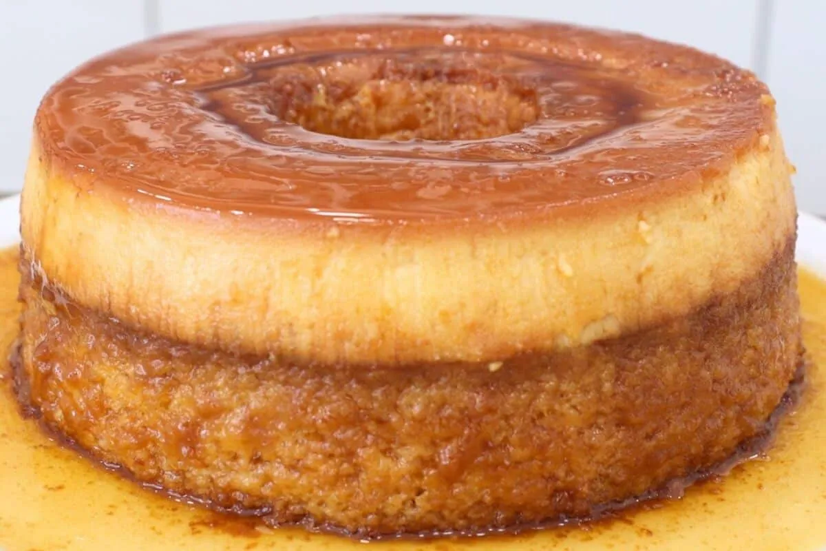 Bolo pudim simples e fácil: o melhor que já fiz, sobremesa c