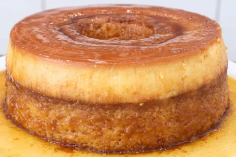 Bolo pudim simples e fácil: o melhor que já fiz, sobremesa c