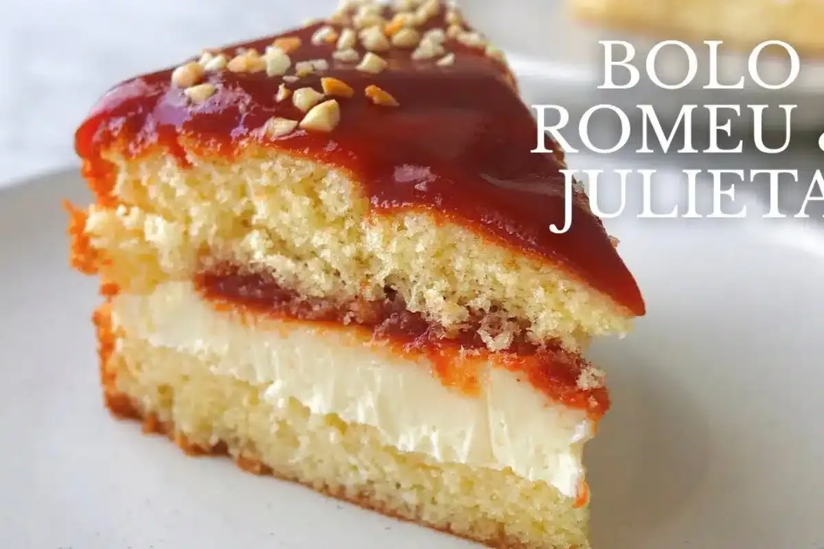 Bolo romeu e julieta: com massa bem fofinha que não quebra n