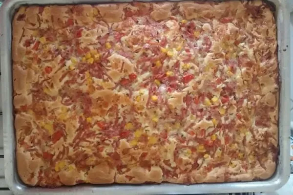 Bolo Salgado de Pizza