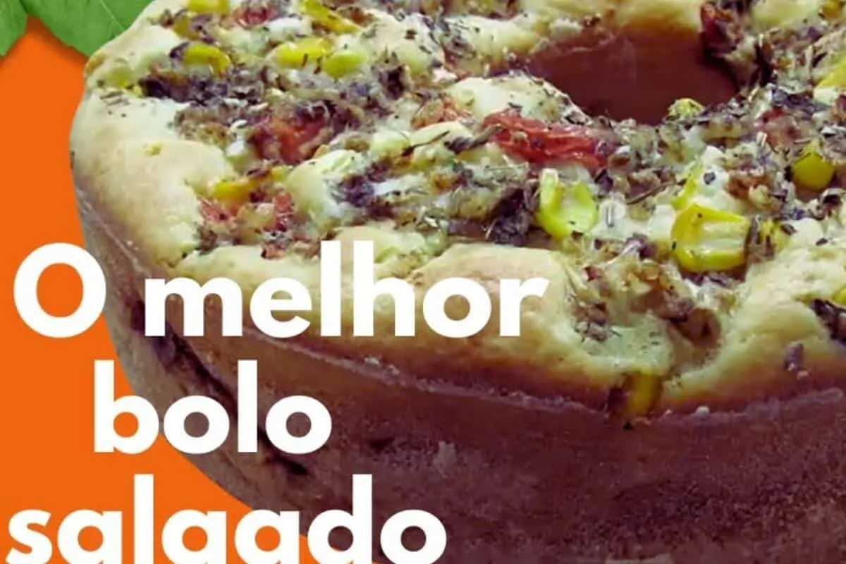 Bolo salgado de sardinha com massa muito fofinha e recheio s