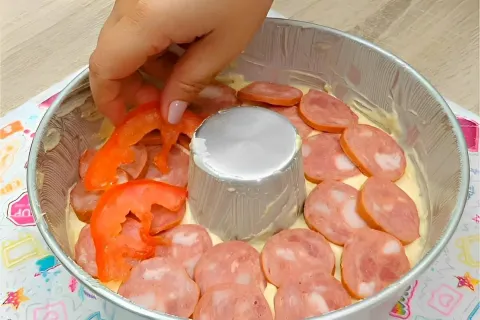 Bolo salgado recheado uma delícia para o seu lanche ou janta