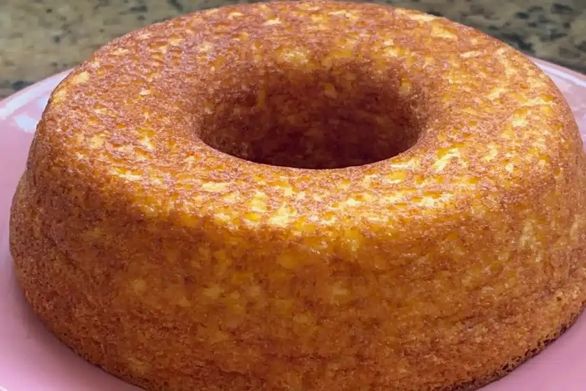 Bolo sem farinha de trigo com aquele gostinho tradicional da