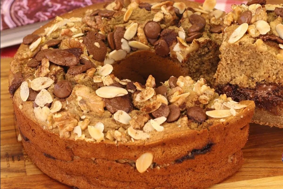 Bolo sem glúten, sem lactose, sem açúcar e sem óleo – fofinh