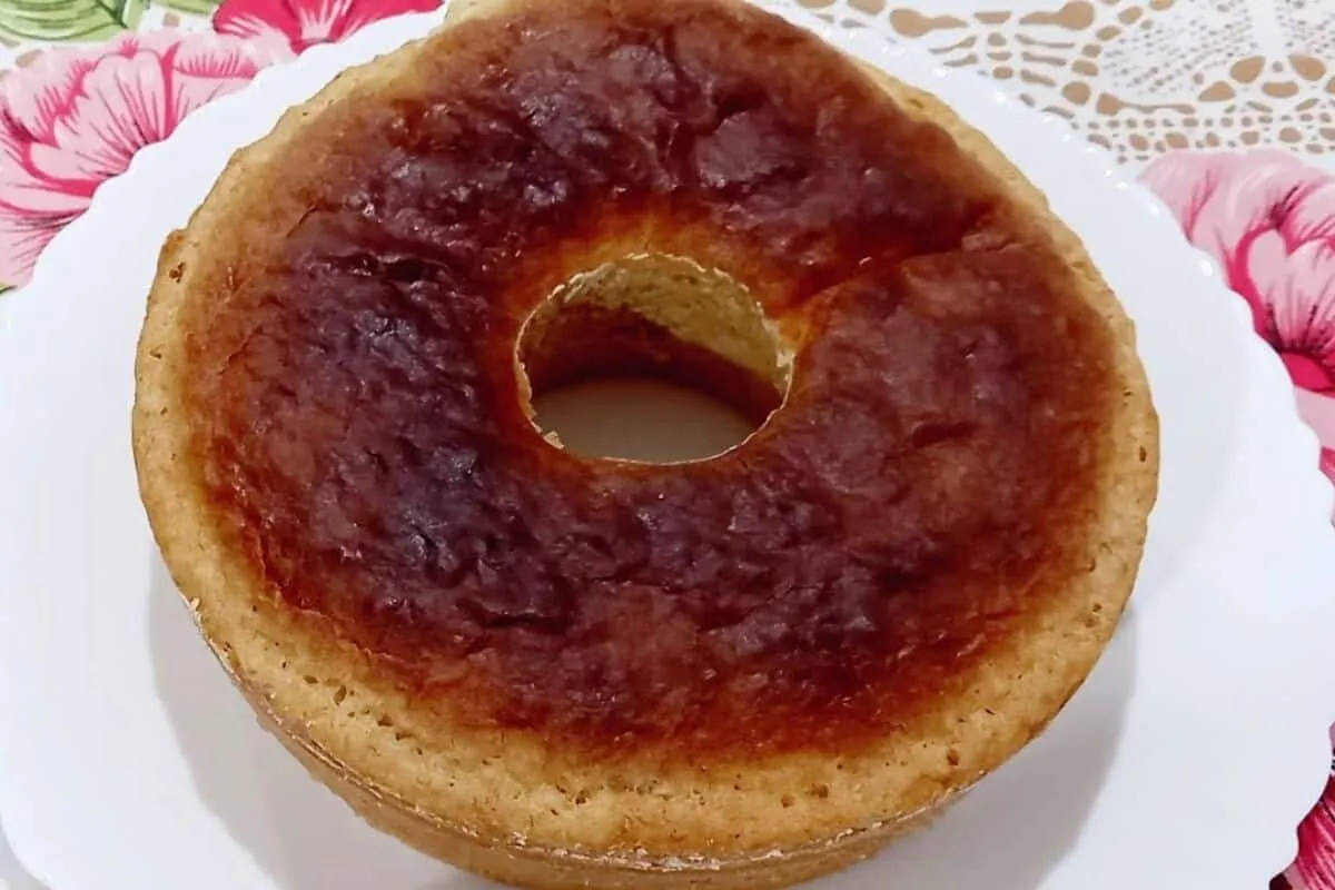 Bolo sem trigo delicioso que vai apenas 1 ovo e não precisa