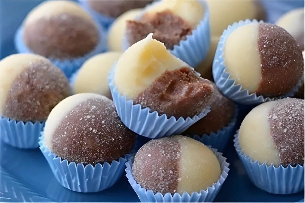 Brigadeiro casadinho de leite Ninho com Nutella docinho deli