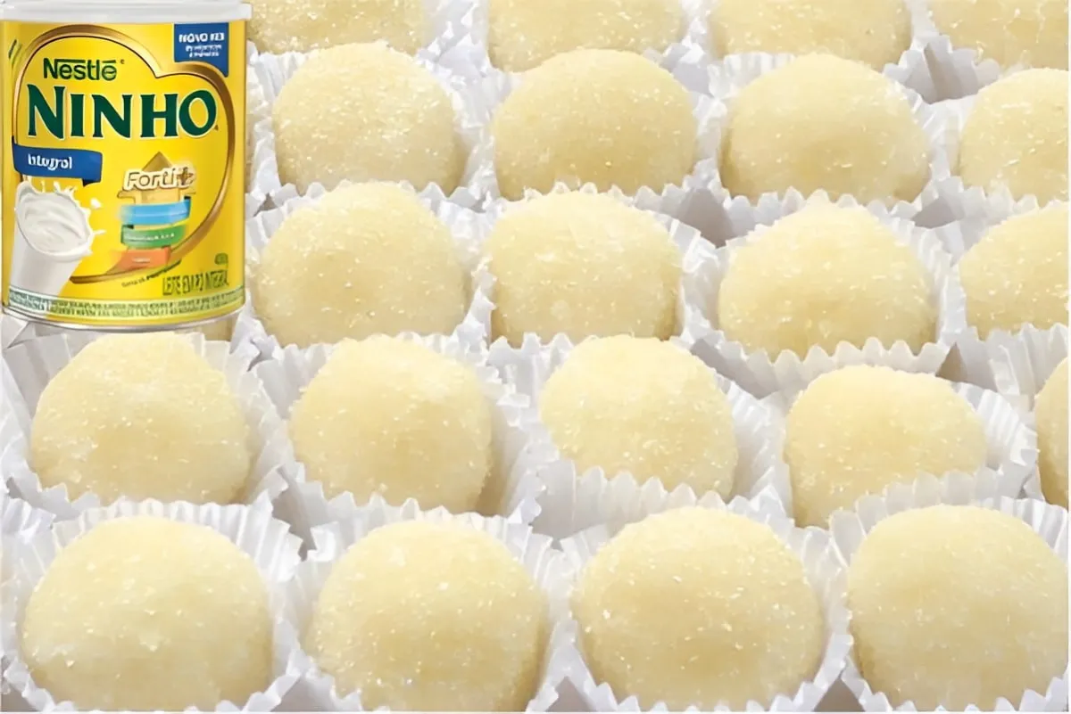 Brigadeiro de Leite Ninho fácil e delicioso rende bastante e