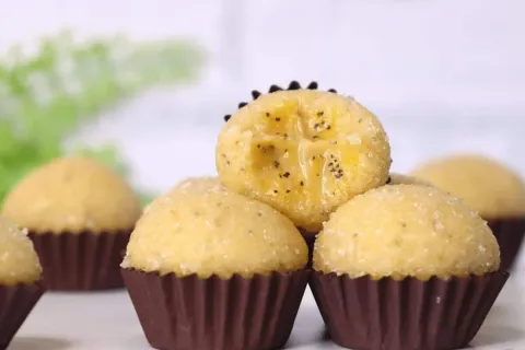 Brigadeiro de maracujá, delicioso e refrescante, que combina